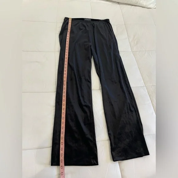 Travel Elements Size Large Pants in. Velour-Like Feel Fabric